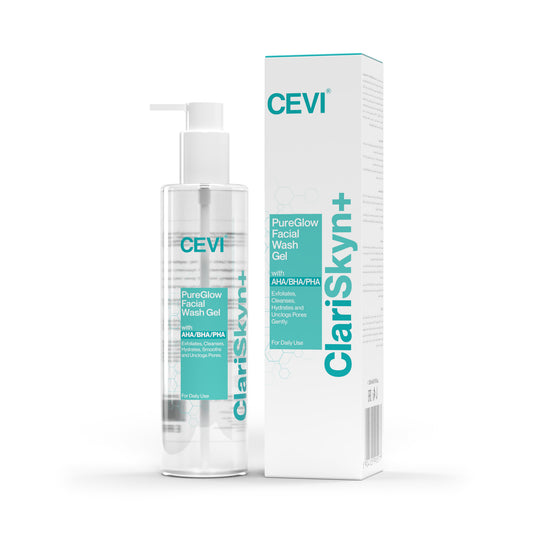 CEVI® PureGlow Facial Wash Gel with AHA/BHA/PHA