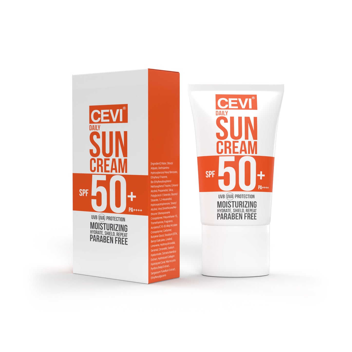 CEVI® Daily Sun Cream SPF50+ - Clear